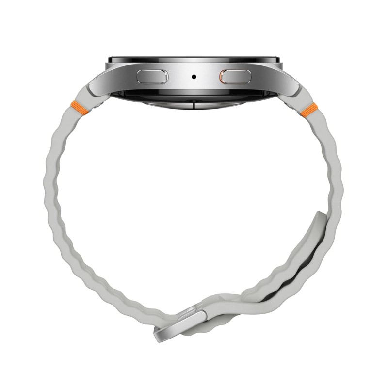 Samsung Galaxy Watch 7 (44mm, Silver, BT+LTE) with 3nm Processor | Dual GPS | Sapphire Glass & Armour Aluminum | 5ATM & IP68 | HR, SpO2, BP & ECG Monitor Samsung Galaxy Watch 7 (44mm, Silver, BT+LTE) with 3nm Processor | Dual GPS | Sapphire Glass & Armour Aluminum | 5ATM & IP68 | HR, SpO2, BP & ECG Monitor