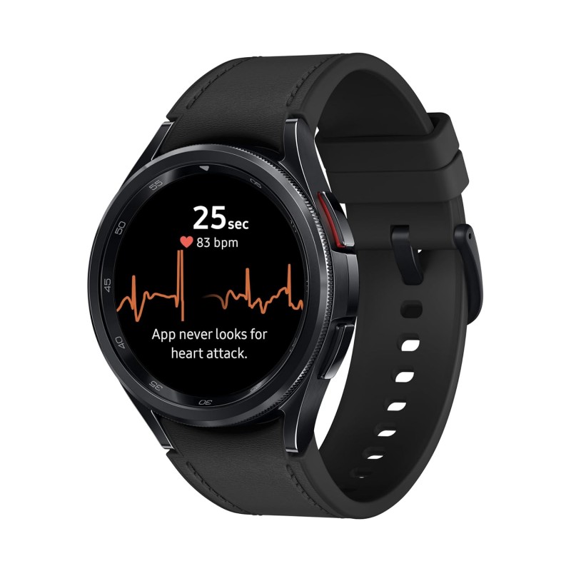 Samsung Galaxy Watch6 Classic Bluetooth (43mm, Black, Compatible with Android only) | Introducing BP & ECG Features Samsung Galaxy Watch6 Classic Bluetooth (43mm, Black, Compatible with Android only) | Introducing BP & ECG Features