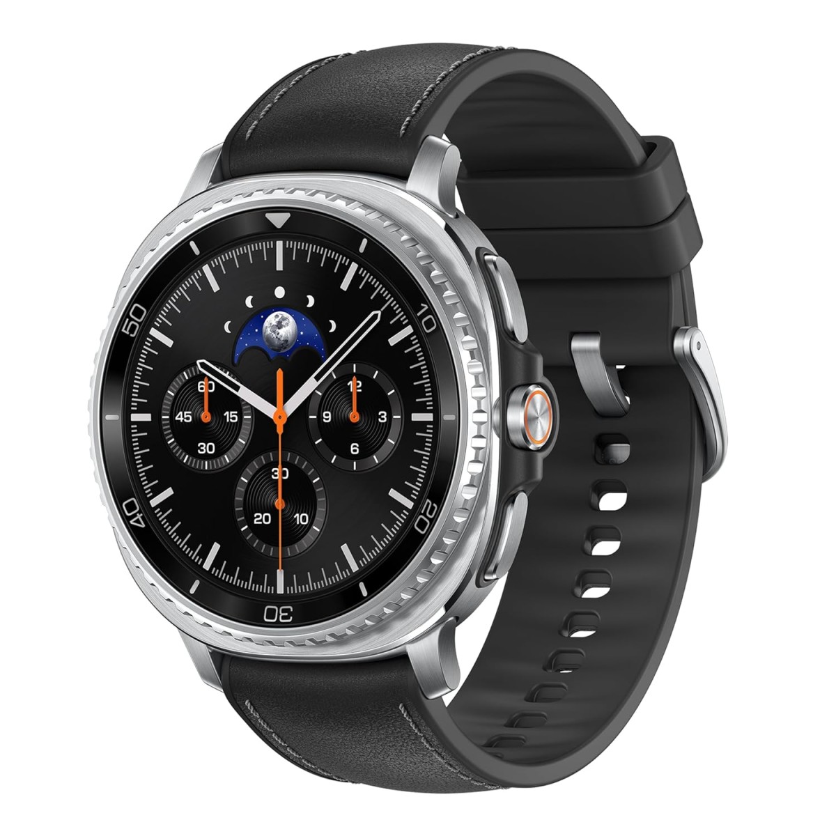 Samsung Galaxy Watch8 Classic (46mm Bluetooth, Black) with 3nm Processor | Dual GPS | Sapphire Glass & Stainless Steel | 5ATM & IP68 | BP, ECG, IHRN & Vascular Load Monitoring | Anti-oxidant Index