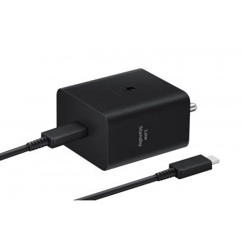 Samsung Original 45W Power Adapter with Type C to C Cable, Compatible with Smartphone, Black