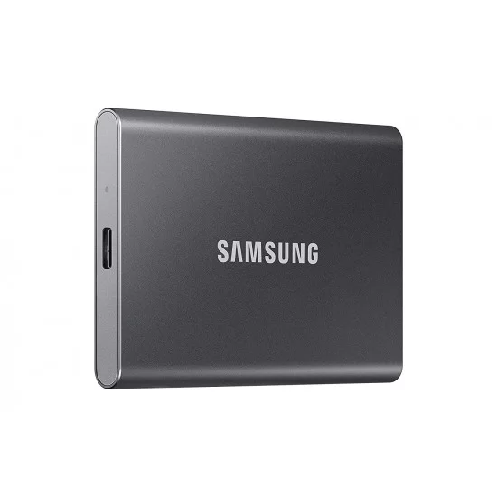 Samsung T7 1TB Up to 1,050MB/s USB 3.2 Gen 2 10Gbps Type-C External Solid State Drive Portable SSD Grey MU-PC1T0T/WW