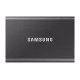 Samsung T7 1TB Up to 1,050MB/s USB 3.2 Gen 2 10Gbps Type-C External Solid State Drive Portable SSD Grey MU-PC1T0T/WW