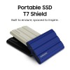 Samsung T7 Shield Portable SSD 1TB, USB 3.2 Gen2 External SSD, Up to 1,050MB/s, Rugged, IP65 Water & Dust Resistant,