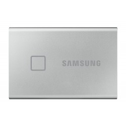 Samsung T7 Touch 2TB Up to 1,050MB/s USB 3.2 Gen 2 (10Gbps, Type-C) External Solid State Drive Silver (MU-PC2T0S)