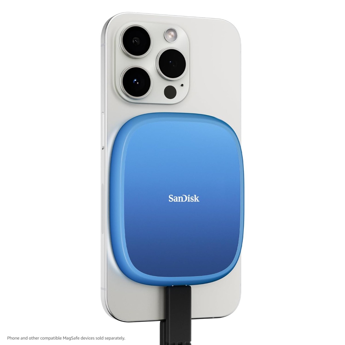 SanDisk 1TB Creator Phone SSD - Up to 1,000 MB/s - Compatible with MagSafe for Your USB-C Smartphone - Shoot in ProRes with iPhone 15 Pro/Pro Max and iPhone 16 Pro/Pro Max