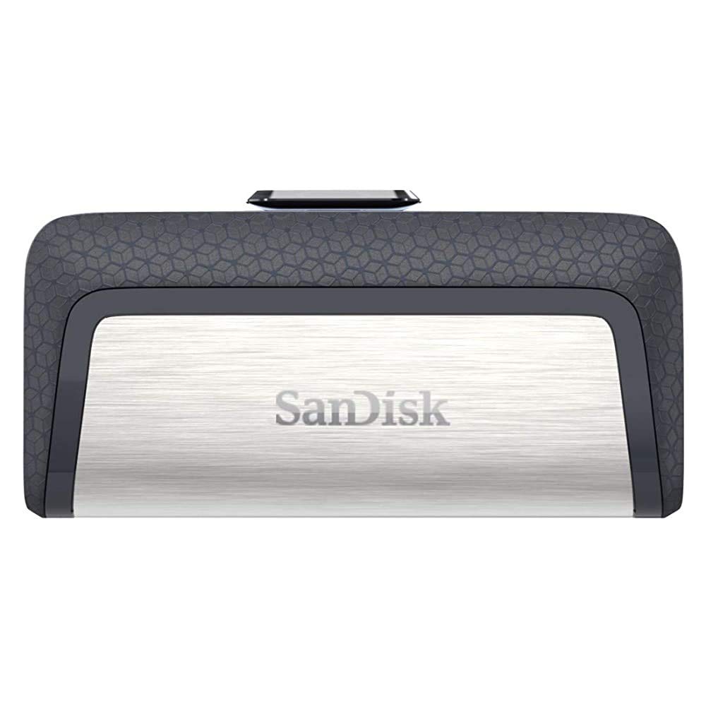SanDisk 256GB Ultra Dual Drive USB Type-C - USB-C, USB 3.1 - SDDDC2-256G-G46(open box)