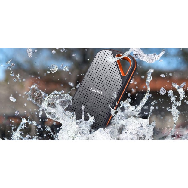 SanDisk 2TB Extreme Pro Portable SSD 2000MB/s R/ W, Upto 3 meter drop protection with IP65 water and dust resistance, Metal Enclosure, PC, MAC & TypeC Smartphone Compatible, 5Y Warranty,External SSD SanDisk 2TB Extreme Pro Portable SSD 2000MB/s R/ W, Upto 3 meter drop protection with IP65 water and dust resistance, Metal Enclosure, PC, MAC & TypeC Smartphone Compatible, 5Y Warranty,External SSD
