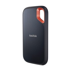 SanDisk 500 GB Extreme Portable SSD 1050MB/s R 1000MB/s W IP55 Rated PC MAC - Smartphone Compatible Black SDSSDE61-500G-G25
