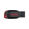 SanDisk Cruzer Blade 128GB, USB 2.0, Flash Drive, Pendrive, Red, 5Y Warranty (SDCZ50-128G-I35)