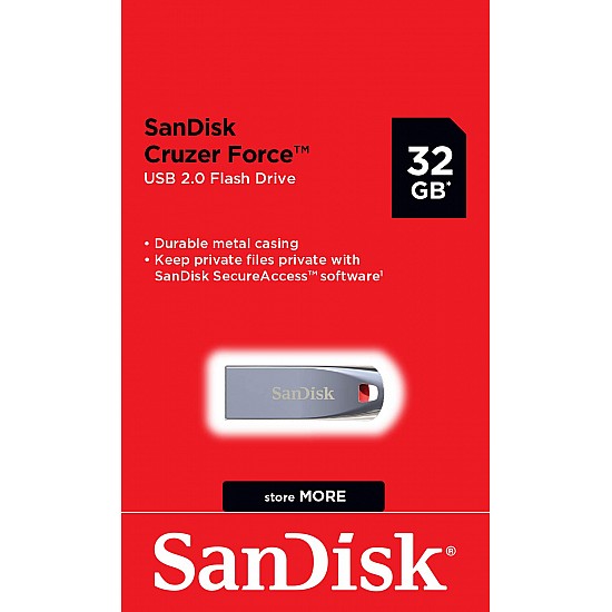 SanDisk Cruzer Force SDCZ71-032G-I35 USB Flash Drive 32 GB