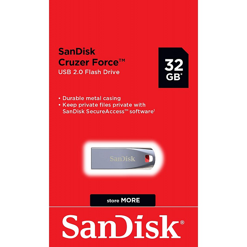 SanDisk Cruzer Force SDCZ71-032G-I35 USB Flash Drive 32 GB