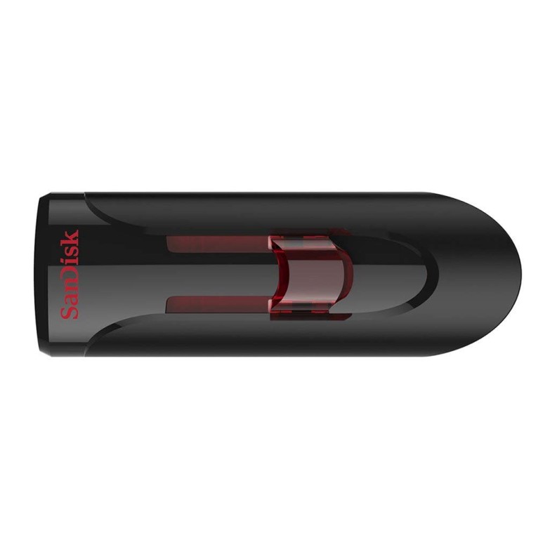 SanDisk Cruzer Glide 3.0 USB Flash Drive, CZ600 64GB, USB3.0, Black with red Slider, Retractable Design, 5Y SanDisk Cruzer Glide 3.0 USB Flash Drive, CZ600 64GB, USB3.0, Black with red Slider, Retractable Design, 5Y