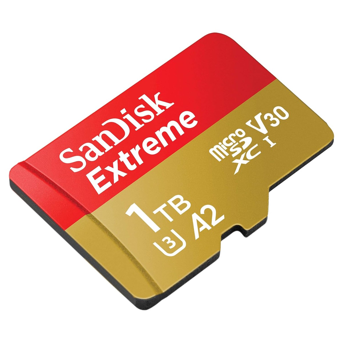 SanDisk Extreme 1TB microSDXC UHS-I, V30, 190MB/s Read, 130MB/s Write, Memory Card for 4K Video on Smartphones, Action Cams and Drones SanDisk Extreme 1TB microSDXC UHS-I, V30, 190MB/s Read, 130MB/s Write, Memory Card for 4K Video on Smartphones, Action Cams and Drones