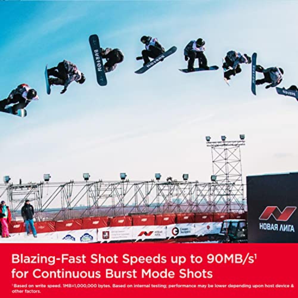 SanDisk Extreme Pro SD UHS I 64GB Card for 4K Video for DSLR and Mirrorless Cameras 200MB/s Read & 90MB/s Write