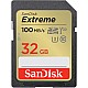 SanDisk Extreme SD UHS I 32GB Card for 4K Video for DSLR and Mirrorless Cameras 100MB/s Read & 60MB/s Write