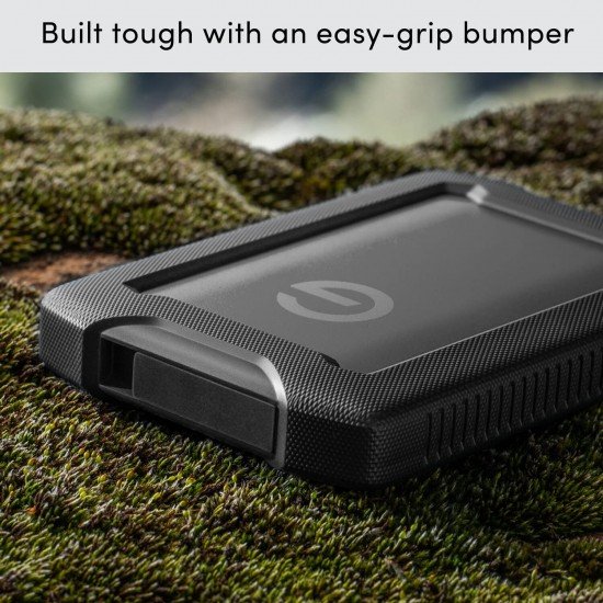 SanDisk  4TB G-DRIVETM Armor AT  Rugged, Durable Portable External HDD, Up to 140MB/s, USB-C (5Gbps), USB 3.2 Gen 1