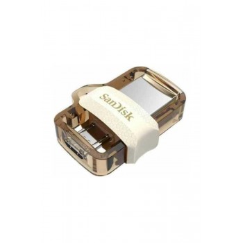 SanDisk Ultra Dual Drive 32GB, USB3.0/Micro-USB Connector, OTG, Pendrive, Gold, 5Y Warranty (SDDD3-032G-I35GW)