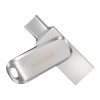 SanDisk Ultra Dual Drive Luxe Type-C 256GB, OTG, Upto 400MB/S, usb2.0 Pendrive, Silver, 5Y Warranty (SDDDC4-256G-I35)