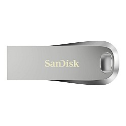 SanDisk Ultra Luxe USB 3.1 Flash Drive 32GB, Upto 150MB/s, All Metal, Metallic Silver