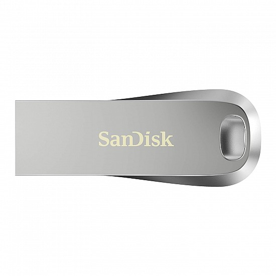 SanDisk Ultra Luxe USB 3.1 Flash Drive 32GB, Upto 150MB/s, All Metal, Metallic Silver