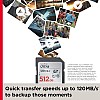 SanDisk Ultra SDXC UHS-I Card 64GB 120MB/s R, for DSLR Cameras, for Full HD Recording