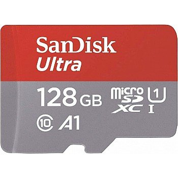 SanDisk Ultra microSD UHS-I Card 128GB, 120MB/s R