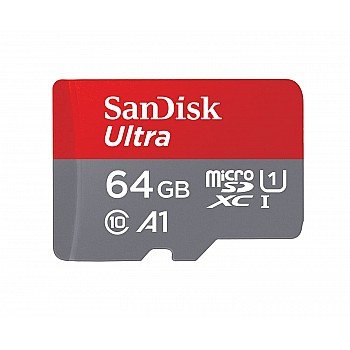 SanDisk Ultra microSD UHS-I Card 64GB, 120MB/s 