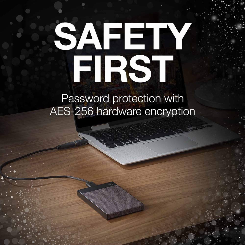 Seagate Backup Plus Ultra Touch 1TB External HDD 2 yr Data Recovery Services Portable Hard Drive STHHH1000400