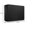 Seagate Expansion 14TB Desktop External HDD - USB 3.0 for Windows and Mac with 3 yr Data Recovery Services, Portable Hard Drive (STKP14000400), Black