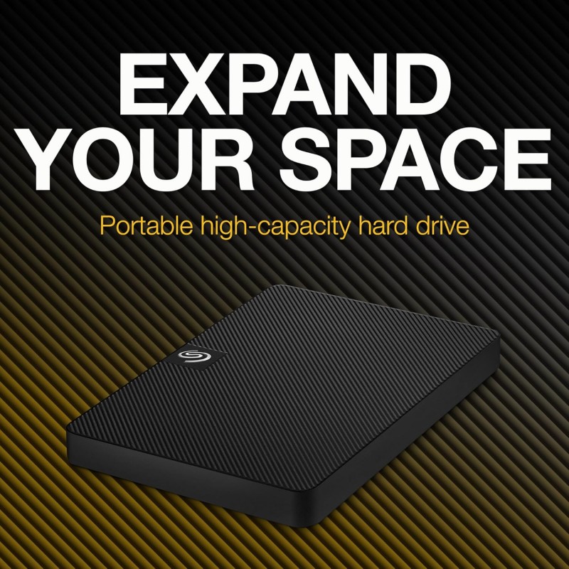 Seagate Expansion 2TB External HDD - USB 3.0 for Windows and Mac with 3 yr Data Recovery Services, Portable Hard Drive (STKM2000400)