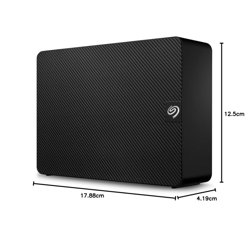 Seagate Expansion 4TB Desktop External HDD - USB 3.0 for Windows and Mac with 3 yr Data Recovery Services, Portable Hard Drive (STKP4000400)