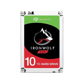 Seagate Ironwolf NAS 10TB SATA 6GB/s NCQ 256MB Cache 3.5 Internal Bare Drive (ST10000VN0004)