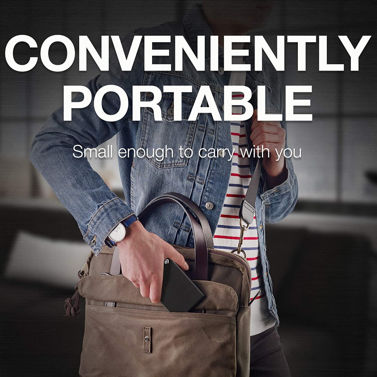 Seagate One Touch 2TB External HDD with Password Protection – (STKY2000400)