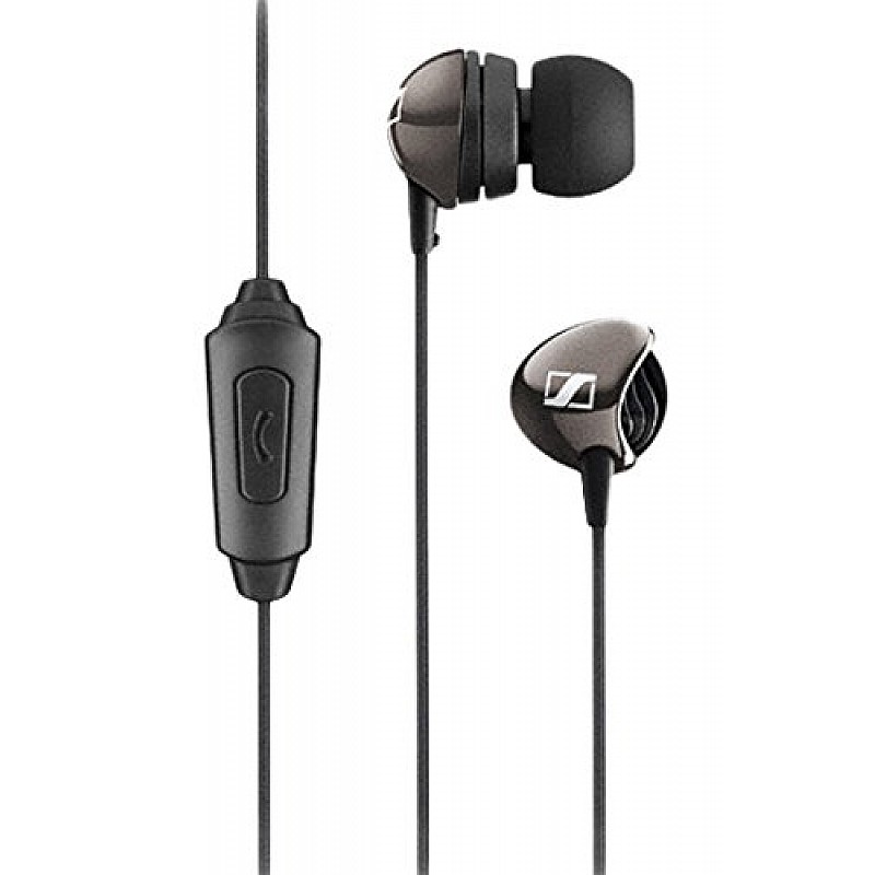 Sennheiser CX275S Earphone with Mic with Signature Sennheiser sound, Black