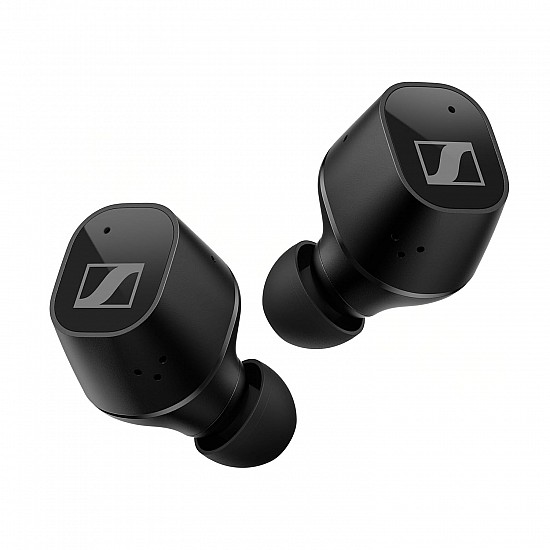 Sennheiser CX Plus True Wireless in Ear Earbuds - Headphone with Mic for Music & Calls with Active Noise Cancellation-ANC, Customizable Touch Controls, Bass Boost, IPX4 and 24-Hour Battery, Black