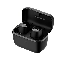 Sennheiser CX Plus True Wireless in Ear Earbuds - Headphone with Mic for Music & Calls with Active Noise Cancellation-ANC, Customizable Touch Controls, Bass Boost, IPX4 and 24-Hour Battery, Black