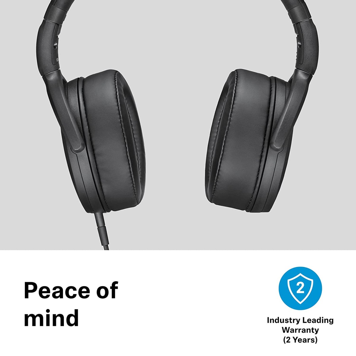 Sennheiser HD 400s Wired Over The Ear Headphone with Mic Black