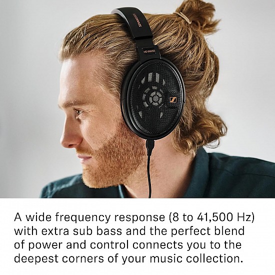 Sennheiser HD 660S2 Wired Audiophile Stereo Headphones with Natural, Relaxed, high-Fidelity Sound with Extra sub bass, Airflow-optimised 42mm high-Performance transducers, Designed in Germany