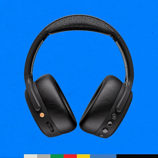 Skullcandy Crusher ANC 2 Over-Ear Noise Cancelling Wireless Headphones with Sensory Bass | 50 Hours Battery Life |Skull-iQ, Alexa Support, Micro, Bluetooth Compatible - Black