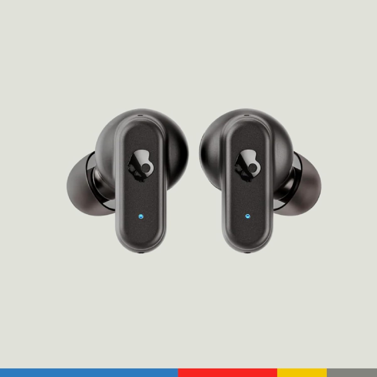 Skullcandy Dime 3 in-Ear Wireless Earbuds,Multipoint Pairing, 20 Hr Battery, Microphone, Works with iPhone Android and Bluetooth Devices - Black