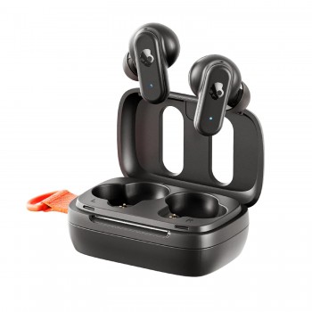 Skullcandy Dime 3 in-Ear Wireless Earbuds,Multipoint Pairing, 20 Hr Battery, Microphone, Works with iPhone Android and Bluetooth Devices - Black