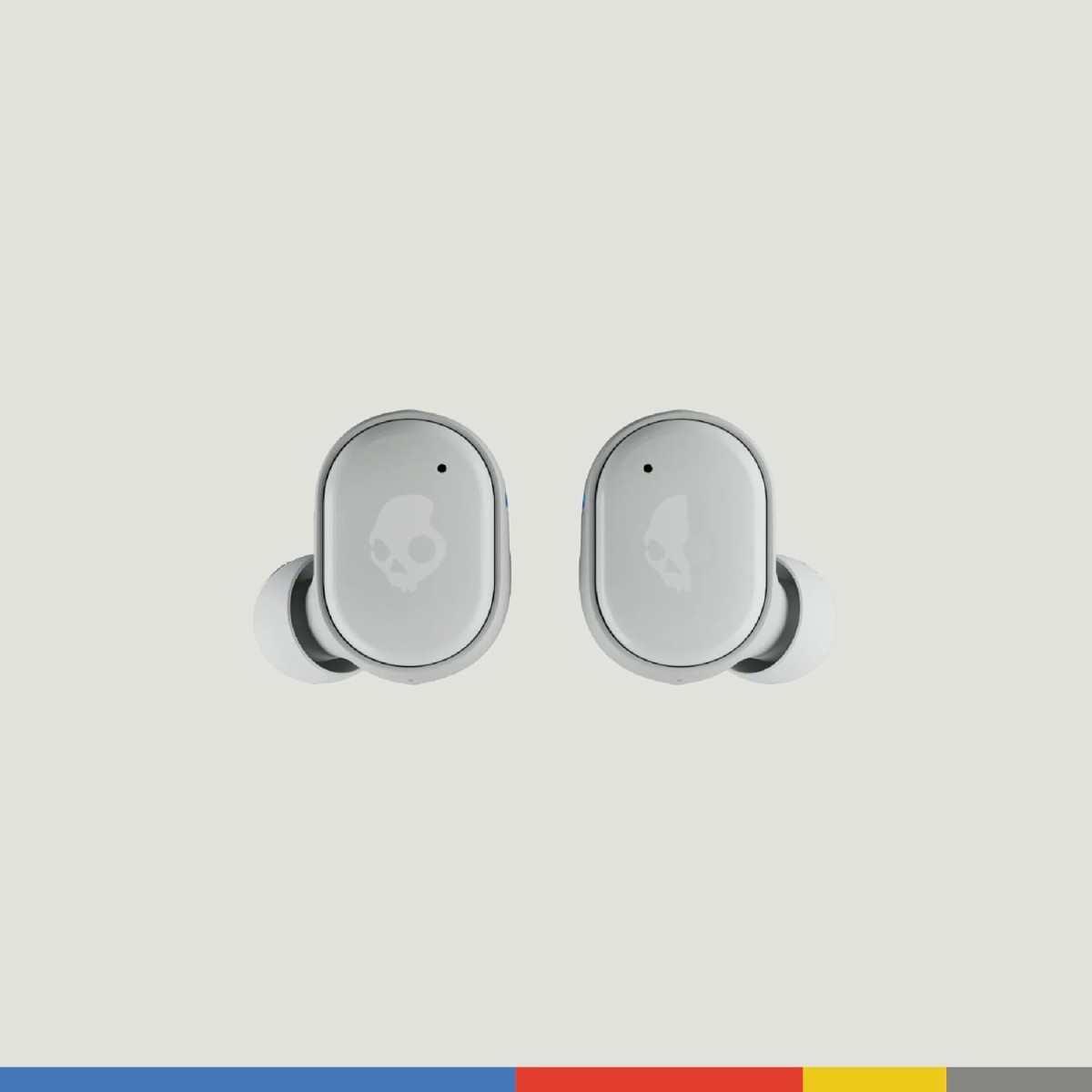 Skullcandy Grind in Ear Wireless Earbuds, 40 Hr Battery, Skull-Iq, Alexa Enabled, Microphone, Works with iPhone Android and Bluetooth Devices -(Light Gray Blue)