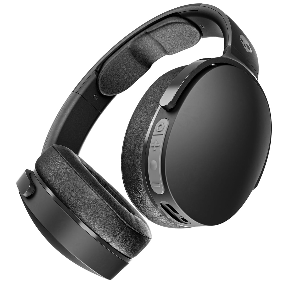 Skullcandy Hesh Evo Over-Ear Wireless Headphones, 40mm Drivers, 36Hr Playtime + Rapid Charge, Flat-Folding and Collapsible, Light Weight Heavy Audio Bass, Work with Android and iOS