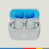 Skullcandy Mod in-Ear Wireless Earbuds, Dual-Device Pairing, Stay-Aware Mode, 34Hr Playtime, Customize App, Work with Android and iOS-Grey/Blue