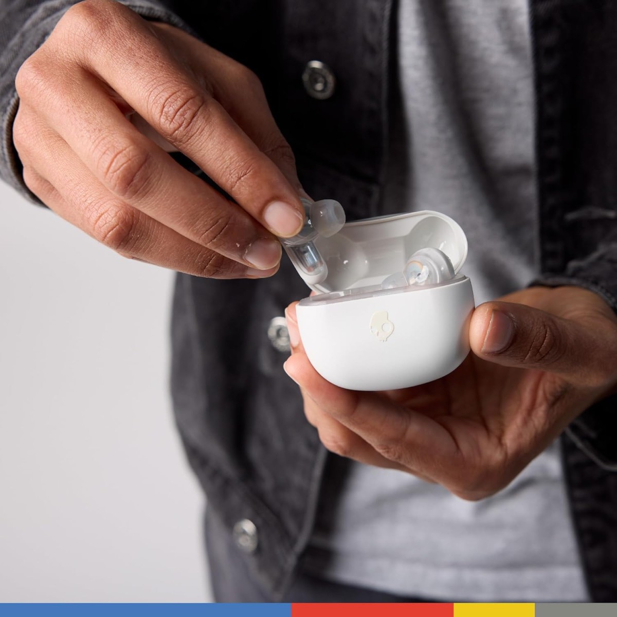 Skullcandy Rail ANC in-Ear Noise Cancelling Wireless Earbuds, Multipoint Pairing,38 Hr Battery, Microphone, Works with iPhone Android and Bluetooth Devices- Black