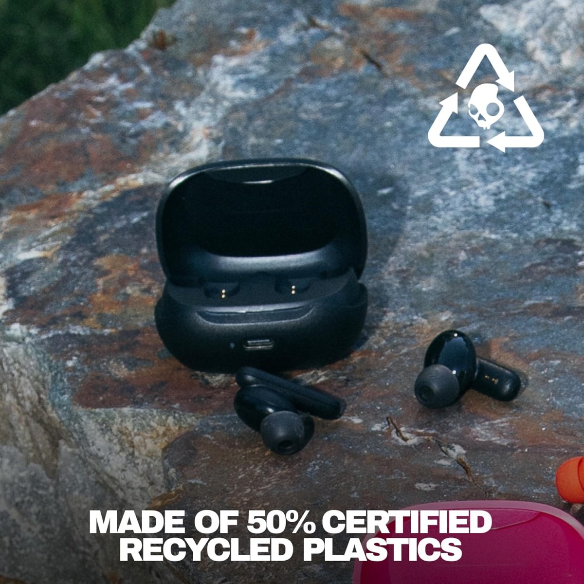 Skullcandy Smokin Buds Wireless in Ear Earbuds – ENC Clear Calls, Music/Movie/Podcast EQ Modes, 20Hr Battery + Rapid Charge, Touch Controls, Solo Bud Use, IPX4 Water Resistant (Black) Skullcandy Smokin Buds Wireless in Ear Earbuds – ENC Clear Calls, Music/Movie/Podcast EQ Modes, 20Hr Battery + Rapid Charge, Touch Controls, Solo Bud Use, IPX4 Water Resistant (Black)