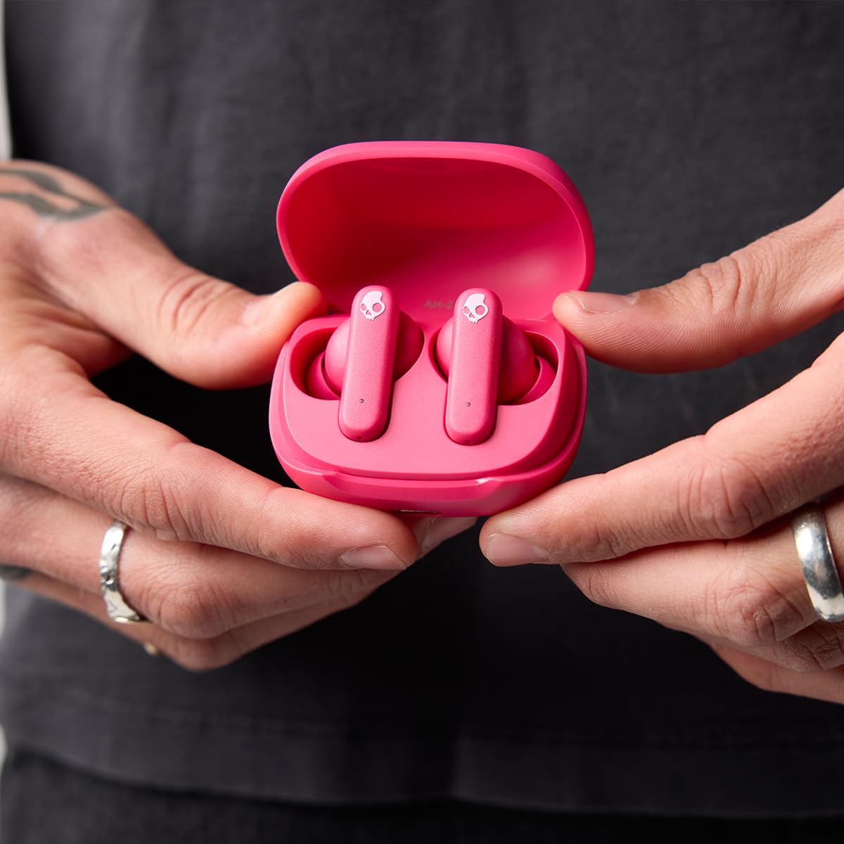 Skullcandy Smokin Buds XT Wireless in Ear Earbuds – ENC Clear Calls, Music/Movie/Podcast EQ Modes, 20Hr Battery, Rapid Charge, Touch Controls, Solo Bud Use (Pink) Skullcandy Smokin Buds XT Wireless in Ear Earbuds – ENC Clear Calls, Music/Movie/Podcast EQ Modes, 20Hr Battery, Rapid Charge, Touch Controls, Solo Bud Use (Pink)