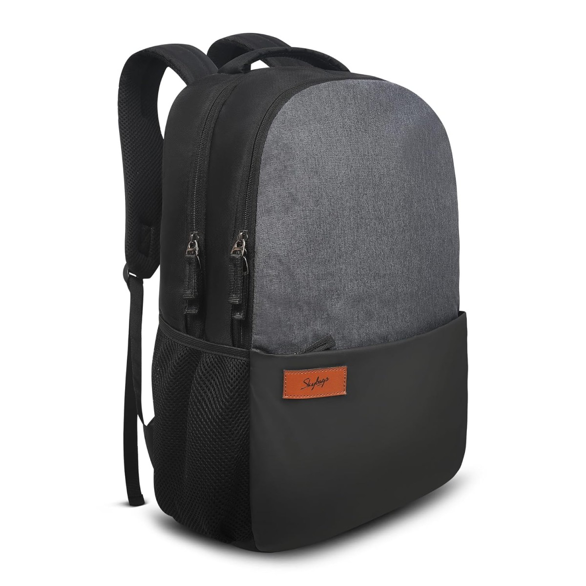 Skybags Evo 3 Compartment Laptop Backpack Black & Grey, 18 Liter