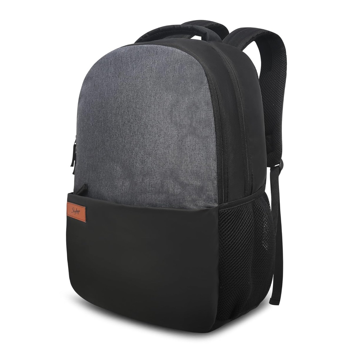 Skybags Evo 3 Compartment Laptop Backpack Black & Grey, 18 Liter
