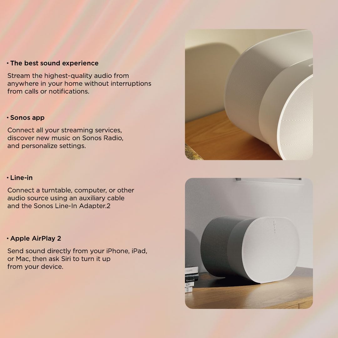 Sonos Era 300 Wireless Speaker - The Spatial Audio Speaker with Dolby Atmos, White